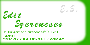 edit szerencses business card